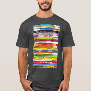 Camiseta Gira a pilha de CD retrorreflectores dos Solteiros