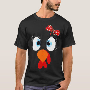 Camiseta Gira Turquia Enfrenta Ação De Graças Em Mim Famíli