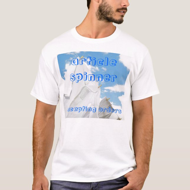 Camiseta Girador de artigos (Frente)