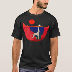 Camiseta Girafa Africana