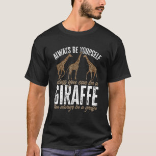 Camiseta Girafa Ama Crianças Bonitas Sempre É Uma Girafa