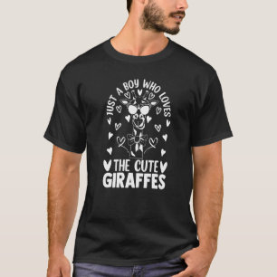 Camiseta Girafa, apenas um garoto que ama as girafas bonita