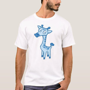 Camiseta Girafa - azul