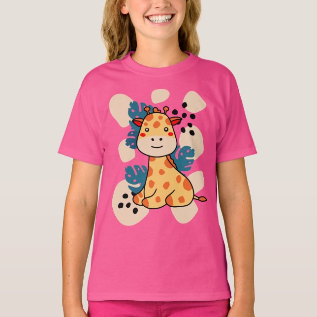 Camiseta Girafa Bebê (Frente)
