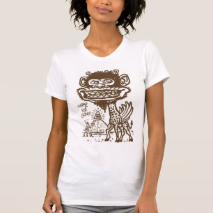 Camiseta Girafa bizarra no Egito