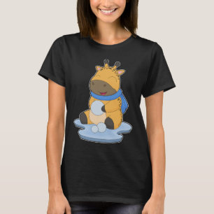 Camiseta Girafa Bola de neve