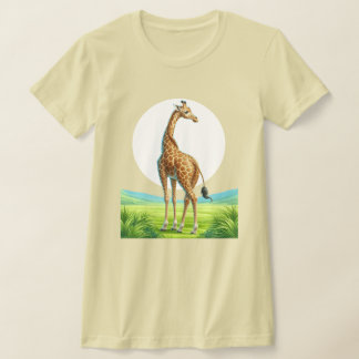 Camiseta girafa bonita