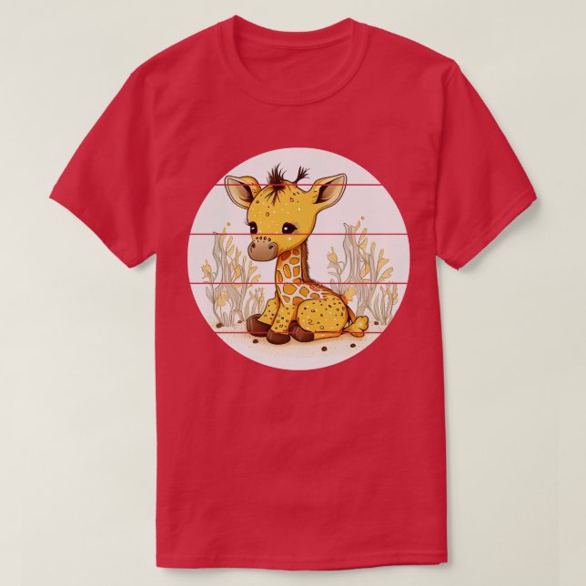 Camiseta Girafa Bonita 1 (Frente do Design)
