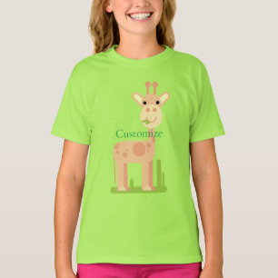 Camiseta Girafa Bonita Maçando Thunder_Cove