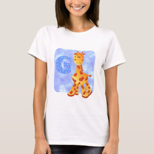 Camiseta Girafa bonito dos t-shirt