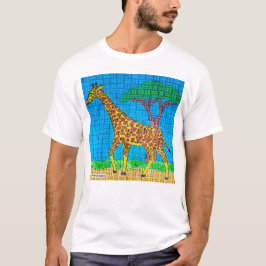 Camiseta Girafa (branca) - Camisa-luz masculina