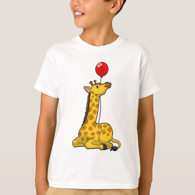 Camiseta Girafa com Balão (Frente)