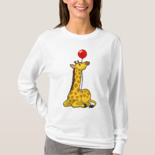 Camiseta Girafa com Balão