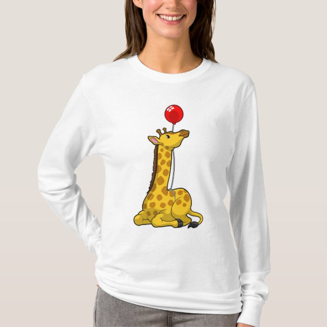 Camiseta Girafa com Balão (Frente)