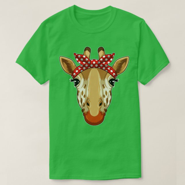 Camiseta Girafa com Bandana (Frente do Design)