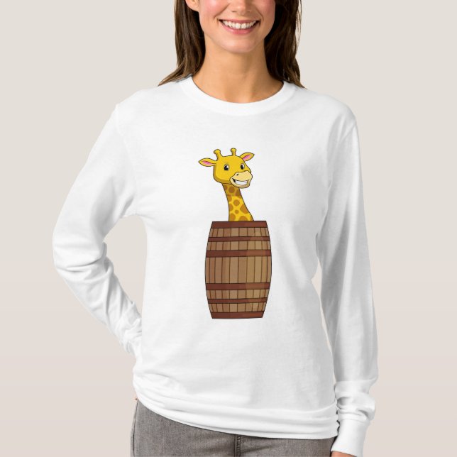 Camiseta Girafa com Barrel (Frente)