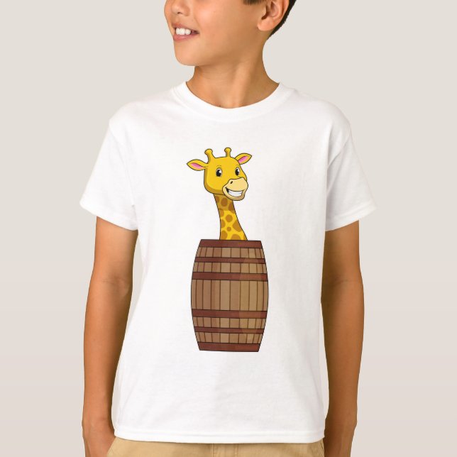 Camiseta Girafa com Barrel (Frente)