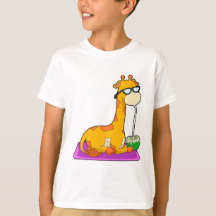 Camiseta Girafa com coco