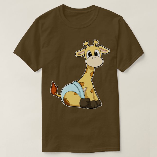 Camiseta Girafa com Cuecas (Frente do Design)