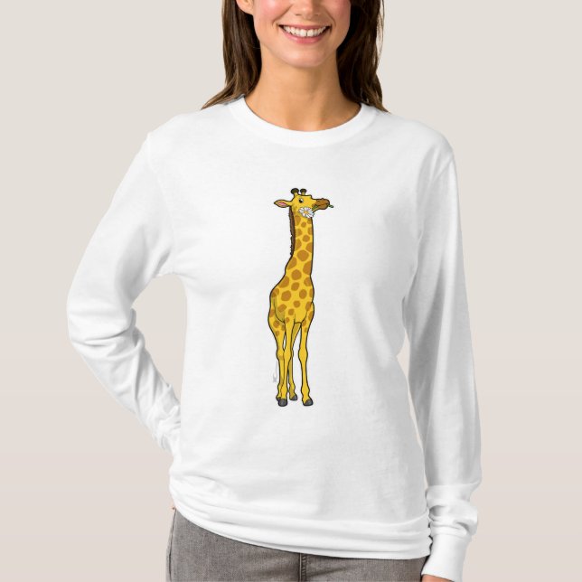 Camiseta Girafa com Daisy (Frente)