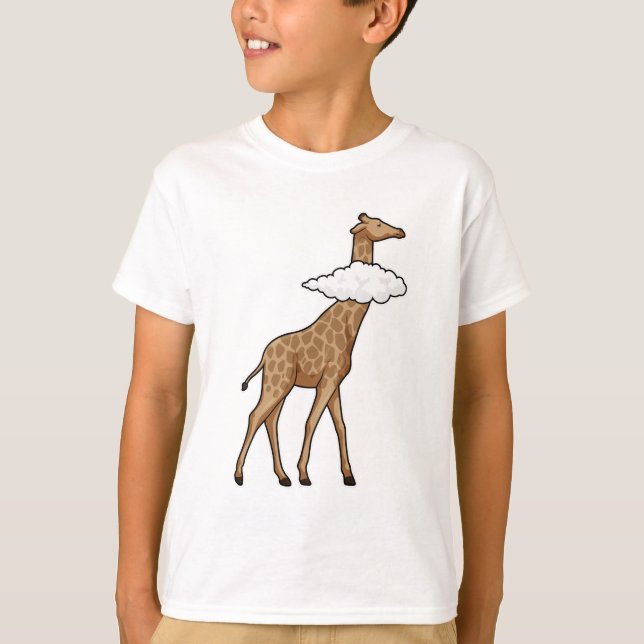 Camiseta Girafa com Nuvem (Frente)