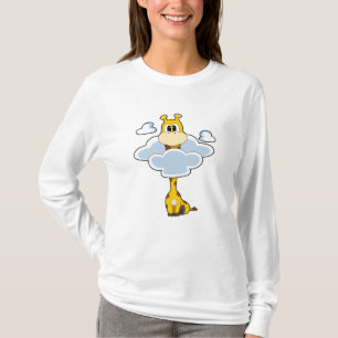 Camiseta Girafa com Nuvens
