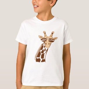 Camiseta Girafa com óculos escuros