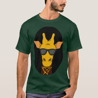 Camiseta Girafa com óculos escuros