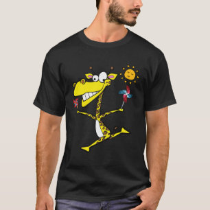 Camiseta Girafa com pinrodas