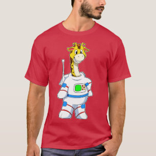 Camiseta Girafa como astronauta no figurino 2