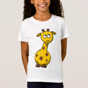 Camiseta Girafa de Cartoon Bonita