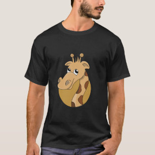 Camiseta Girafa de desenho animado