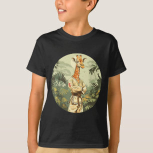 Camiseta Girafa de Karate Artes Marciais Mma Taekwondo