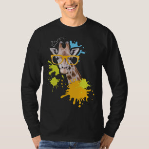 Camiseta Girafa de Óculos I Animal I Girafas