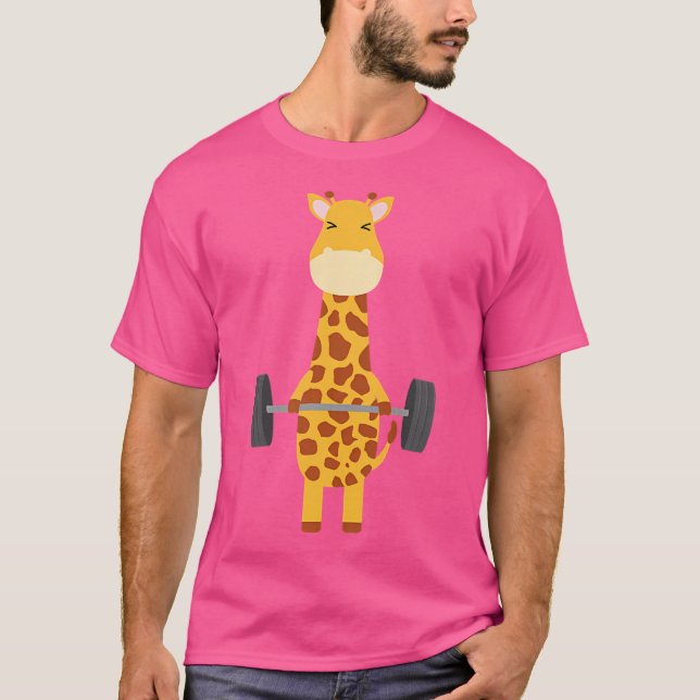 Camiseta Girafa Deadelevador Design - Trabalho de Gym Ascen (Frente)