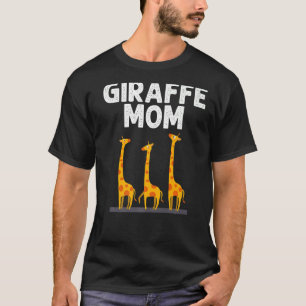 Camiseta Girafa Designs Para Mãe Mulheres Safari Selvagem A