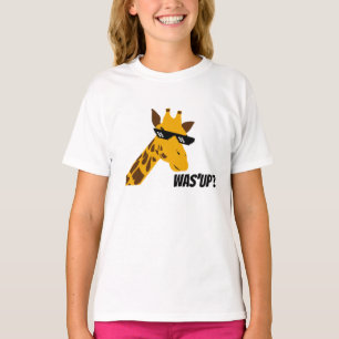 Camiseta girafa dizendo