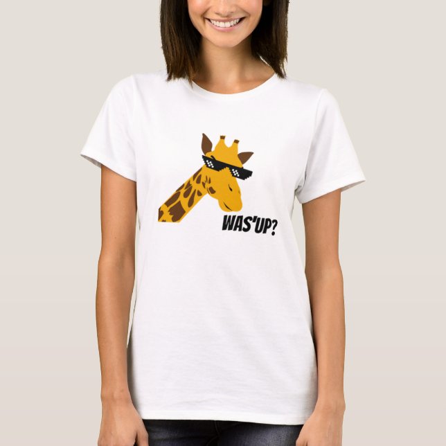 Camiseta girafa dizendo (Frente)