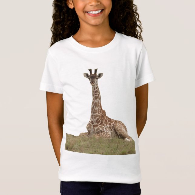 Camiseta Girafa do bebê (Frente)
