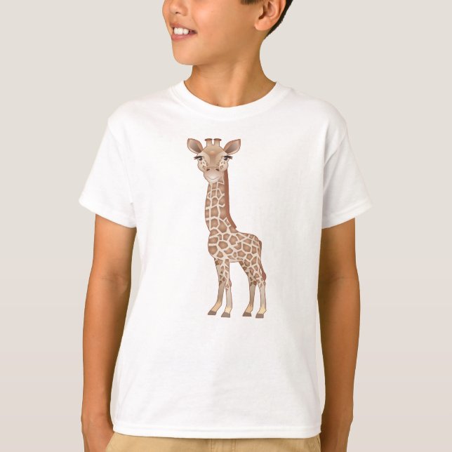 Camiseta Girafa do bebê (Frente)