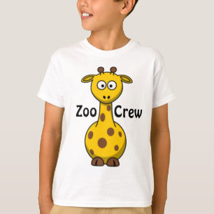 Camiseta Girafa do grupo do jardim zoológico