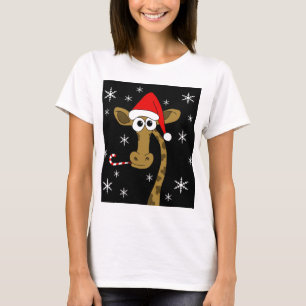 Camiseta Girafa do Natal