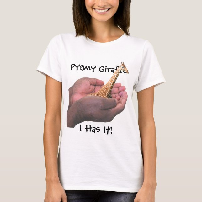 Camiseta Girafa do pigmeu (Frente)
