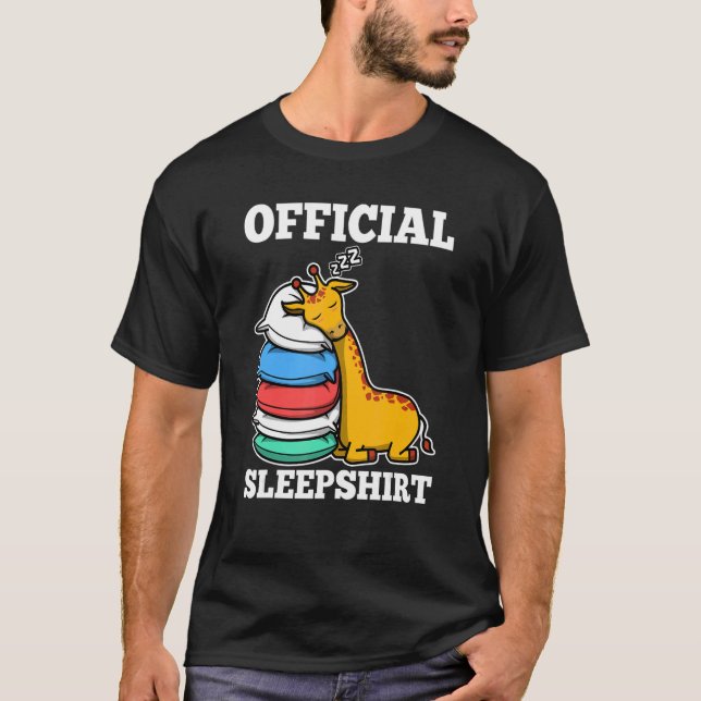 Camiseta Girafa do Sono Oficial Pajama (Frente)