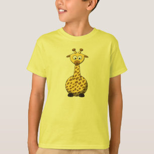 Camiseta Girafa dos desenhos animados