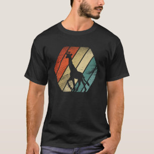 Camiseta Girafa e animal fofo, de vintagem retrógrada 8