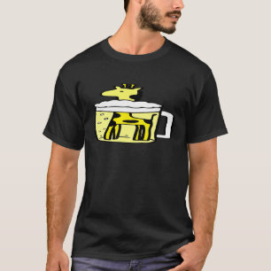 Camiseta Girafa E Cerveja Novelty Graphic Amavam Tee