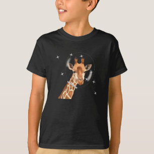 Camiseta Girafa E Estrelas Do Exterior