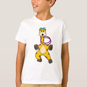 Camiseta Girafa em Malhação com anel Swing