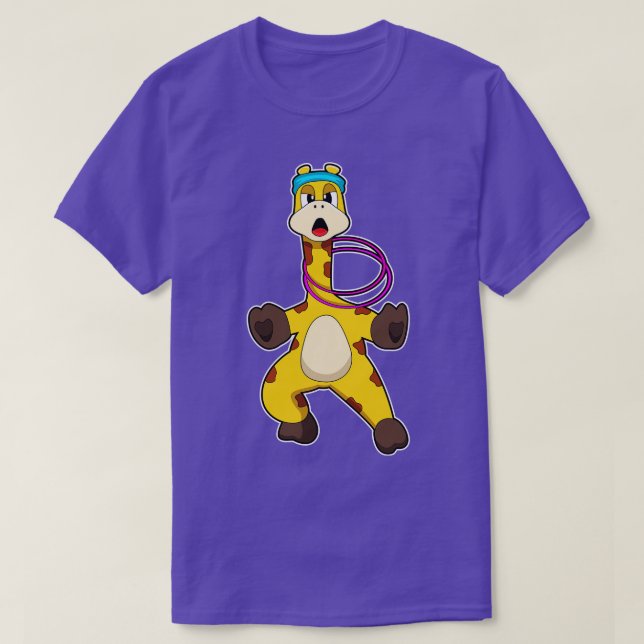 Camiseta Girafa em Malhação com anel Swing (Frente do Design)